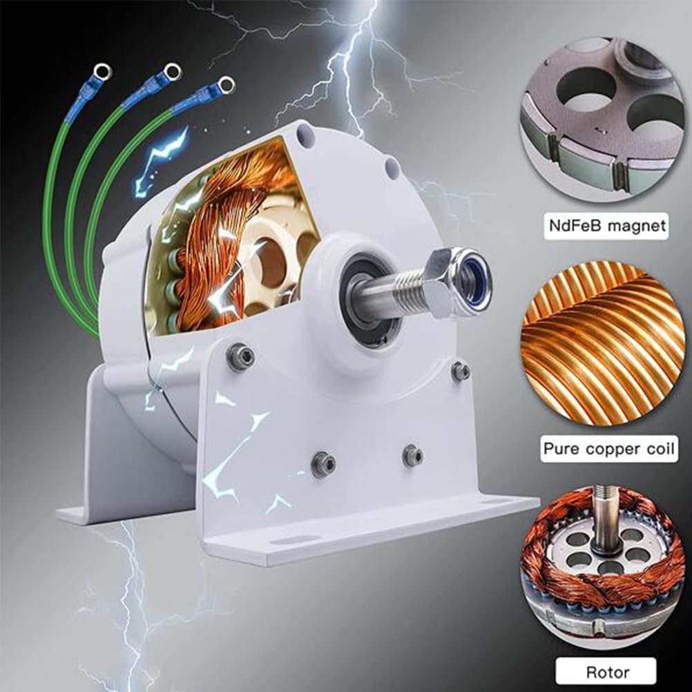 3000W-6000W Small Permanent Magnet Generator Ac Alternator with Controller Gearless Alternators for Wind Wate(12V 24V 48V 220V)