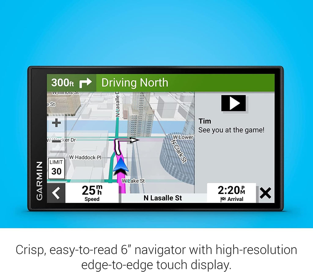 Garmin DriveSmart 66 EX 6-Inch Car GPS Navigator with Advanced Lane Guidance, Real-Time Traffic and Lifetime Map Updates (Black) (Renewed)