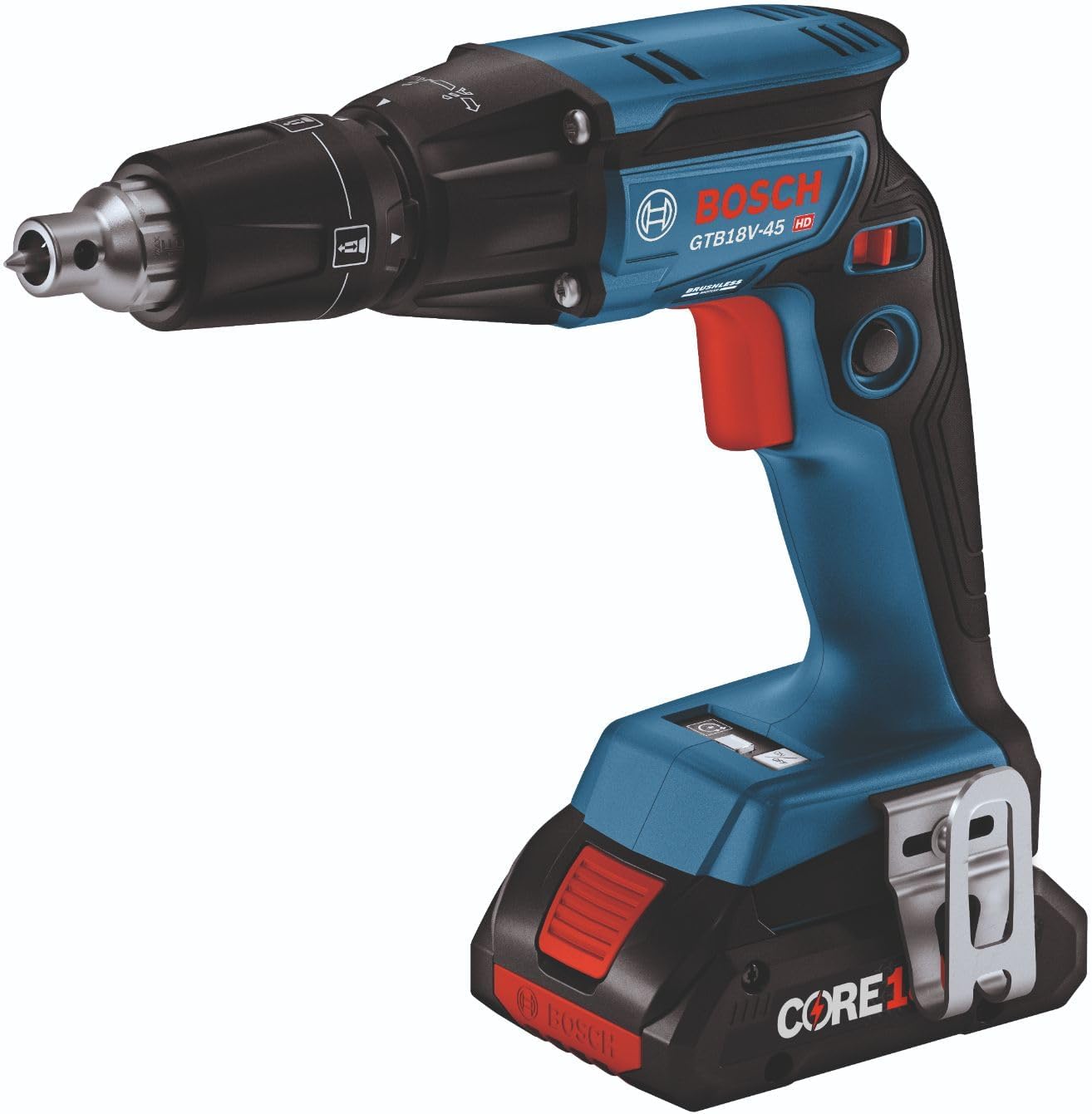 Bosch GXL18V-291B25-RT 18V Brushless Cordless Screwgun and Cut-Out Tool Combo Kit with (2) CORE18V 4 Ah Advanced Power Batteries (Renewed)