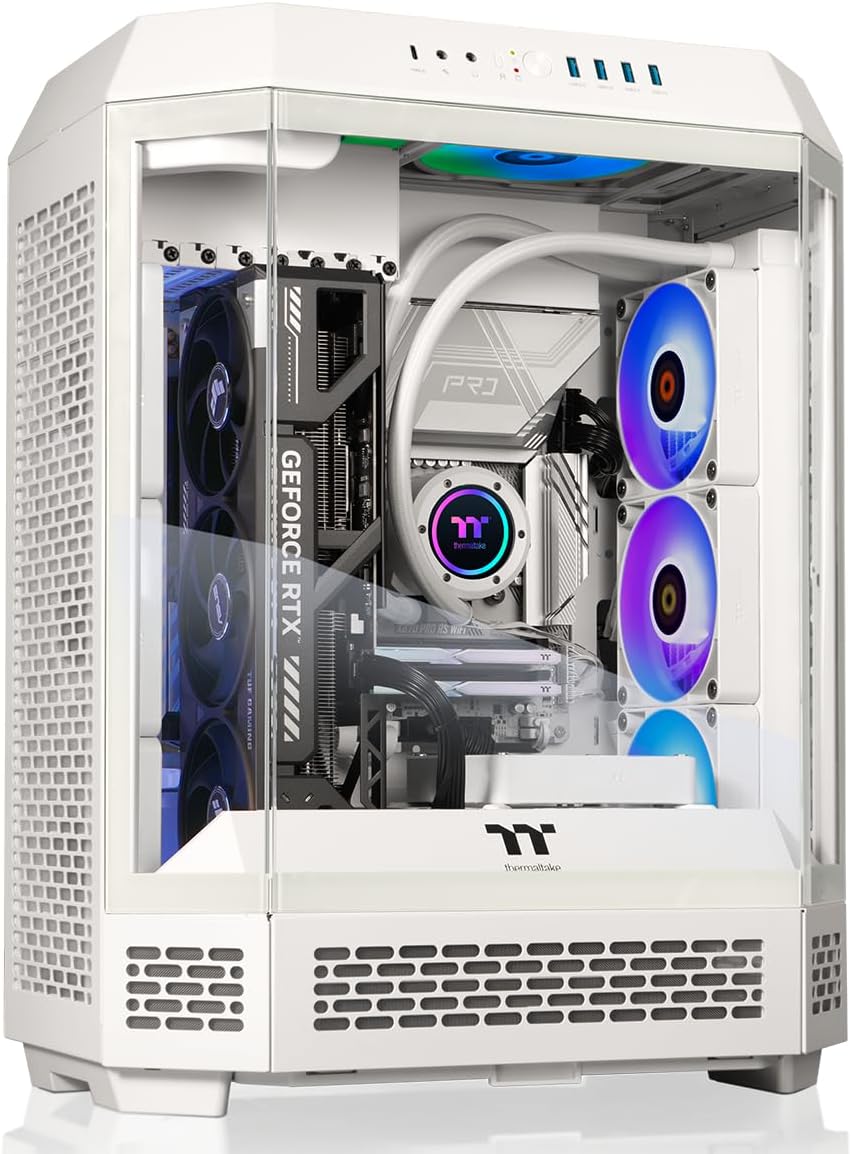 Thermaltake Reactor 9880S Gaming Desktop (AMD Ryzen™ 7 9800X3D, ToughRam 32GB DDR5 6400MT/s RGB Memory, NVIDIA® GeForce RTX™ 5080, 2TB NVMe M.2, WiFi, Windows 11) T6WT-X870-580-LCS