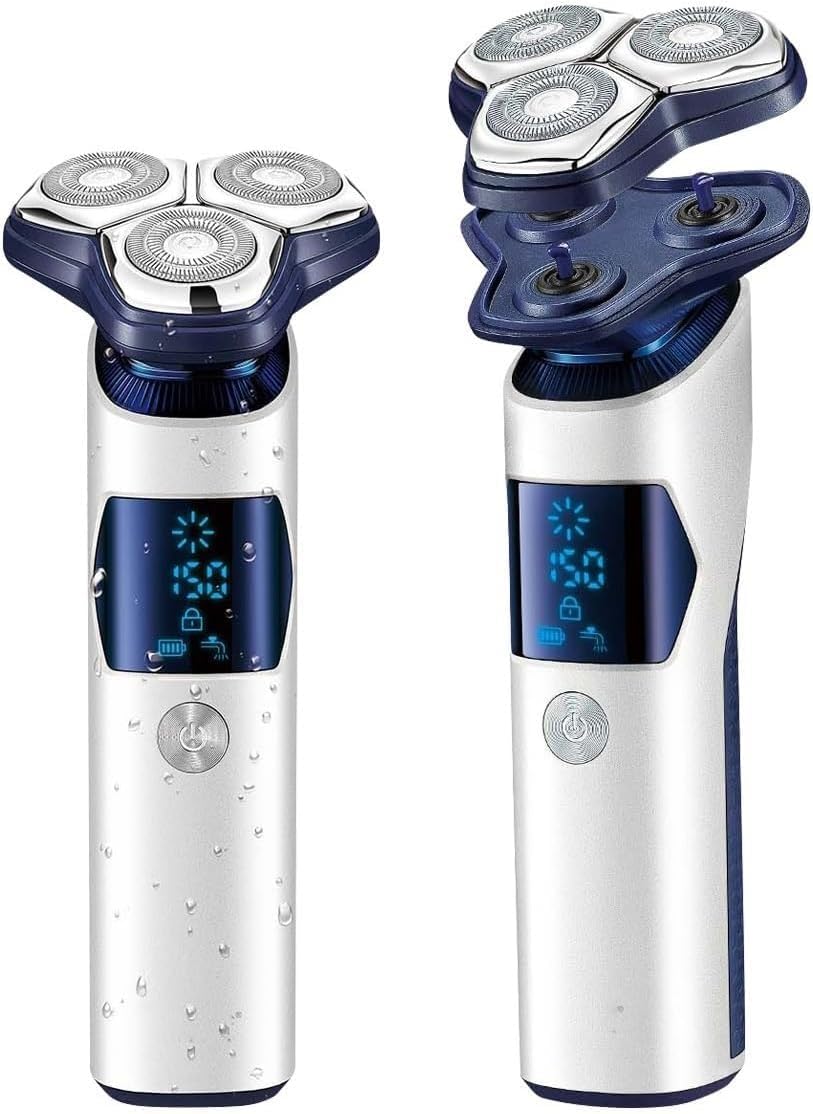Electric Shaver for Men, Razor Professional Shaving Machine Rechargeable Beard Trimmer Waterproof Hair Trimmer Razors Electric Shaver for Men
