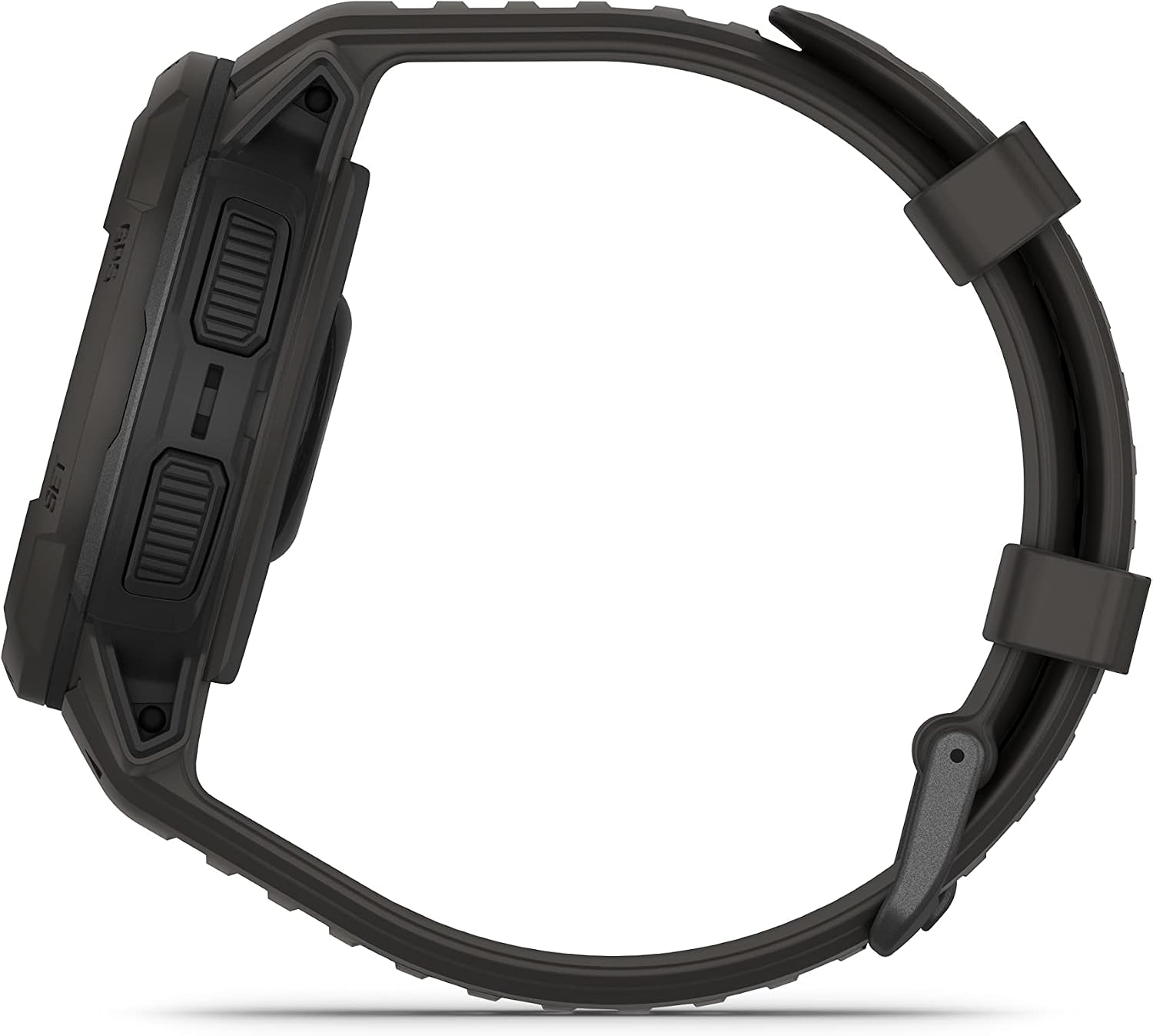 Garmin Instinct Crossover Solar, Rugged Hybrid Multisport GPS Smartwatch, Graphite | Heart Rate Monitor, Analog Hands, Digital Display, Up to 28 Day Battery Life with Signature Series Charging Bundle