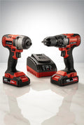 20V, 2-Tool Cordless Drill and Impact Driver Kit Compatible with BAUER Batteries, with (2) 1.5 Ah Batteries and Charger Included
