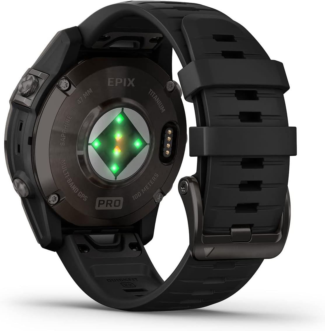 PlayBetter Garmin epix Pro (Gen 2) Sapphire (Carbon Gray DLC/Black, 47mm) GPS Outdoor Watch Gift Box Bundle - AMOLED Display & Built-in Flashlight - Includes Screen Protectors, Wall Adapter & Case