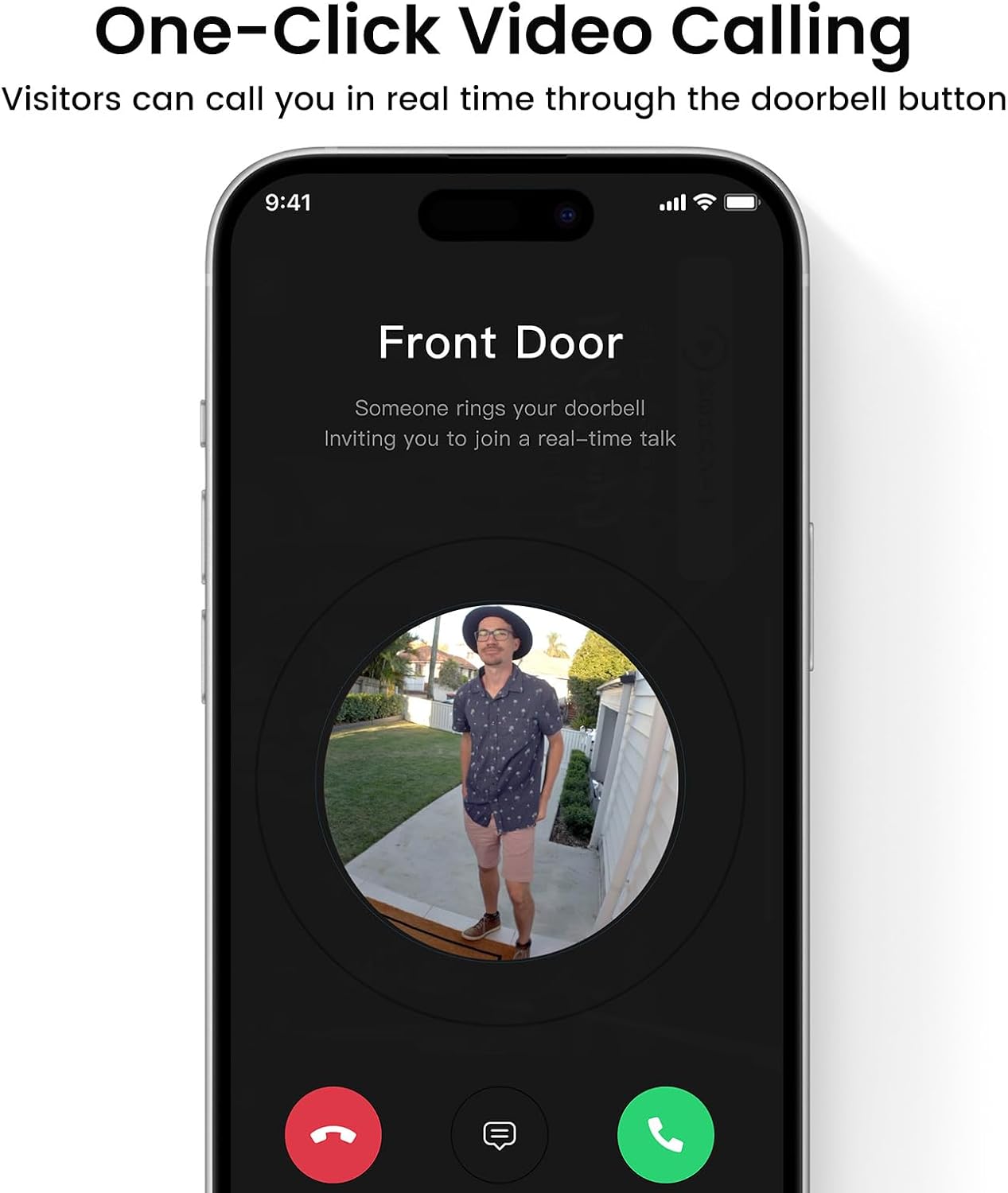 AOSU Solar Camera Security Outdoor - 100% Wire-Free Security Cameras Wireless Doorbell Camera Wireless - Head-to-Toe View, Intelligent Package Detection