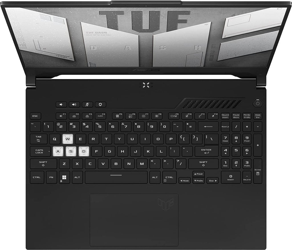 ASUS TUF Dash FX517ZR FX517ZR-F15 Off Black Gaming Laptop, i7-12650H, 16GB, 512GB PCIe SSD, 15.6' IPS Full HD (1920x1080), NVIDIA RTX 3070, Windows 11 Home