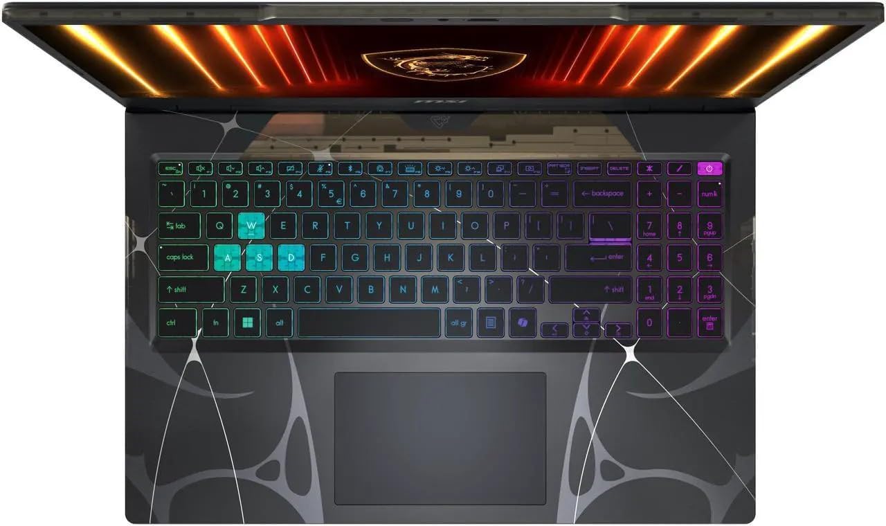 MSI Cyborg 15 B2RWEKG-258US 15.6' Full HD 144Hz Gaming Laptop, Intel Core 5 210H 2.2GHz, 16GB RAM, 1TB SSD, NVIDIA GeForce RTX 5050 8GB, Windows 11 Home, Translucent Black