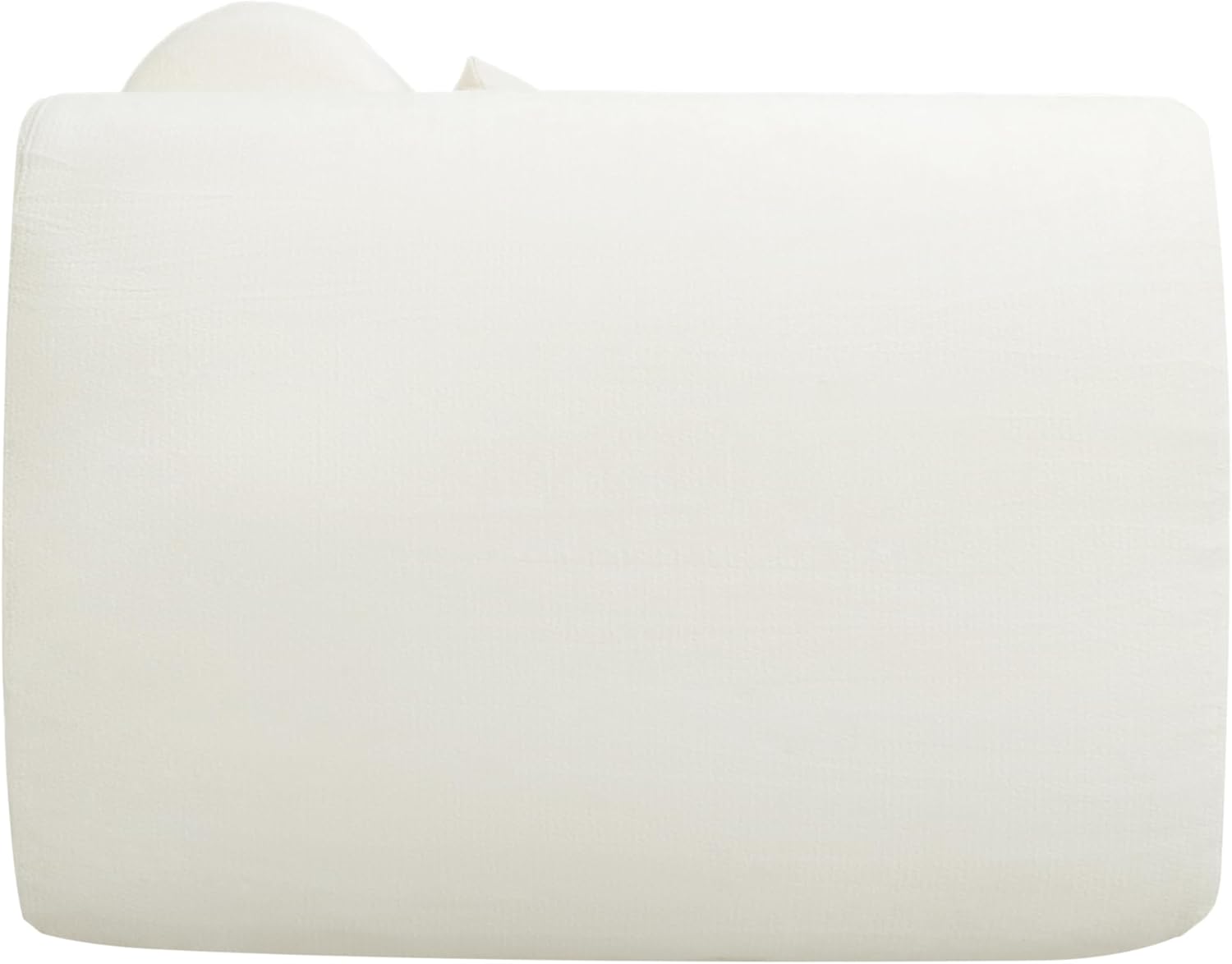 Merax 140' Curved Polyester Sectional Sofa Set, Modern Cloud Couch with Chaise Lounge & 3 Pillows, Fully Assembled for Living Room, Beige