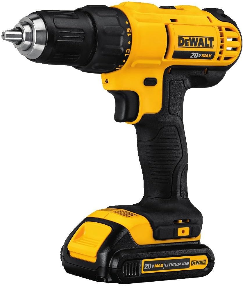 DEWALT 20V MAX* Cordless Drill/Driver Kit with Screwdriver/Drill Bit Set, 100-Piece (DCD771C2 & DWA2FTS100)