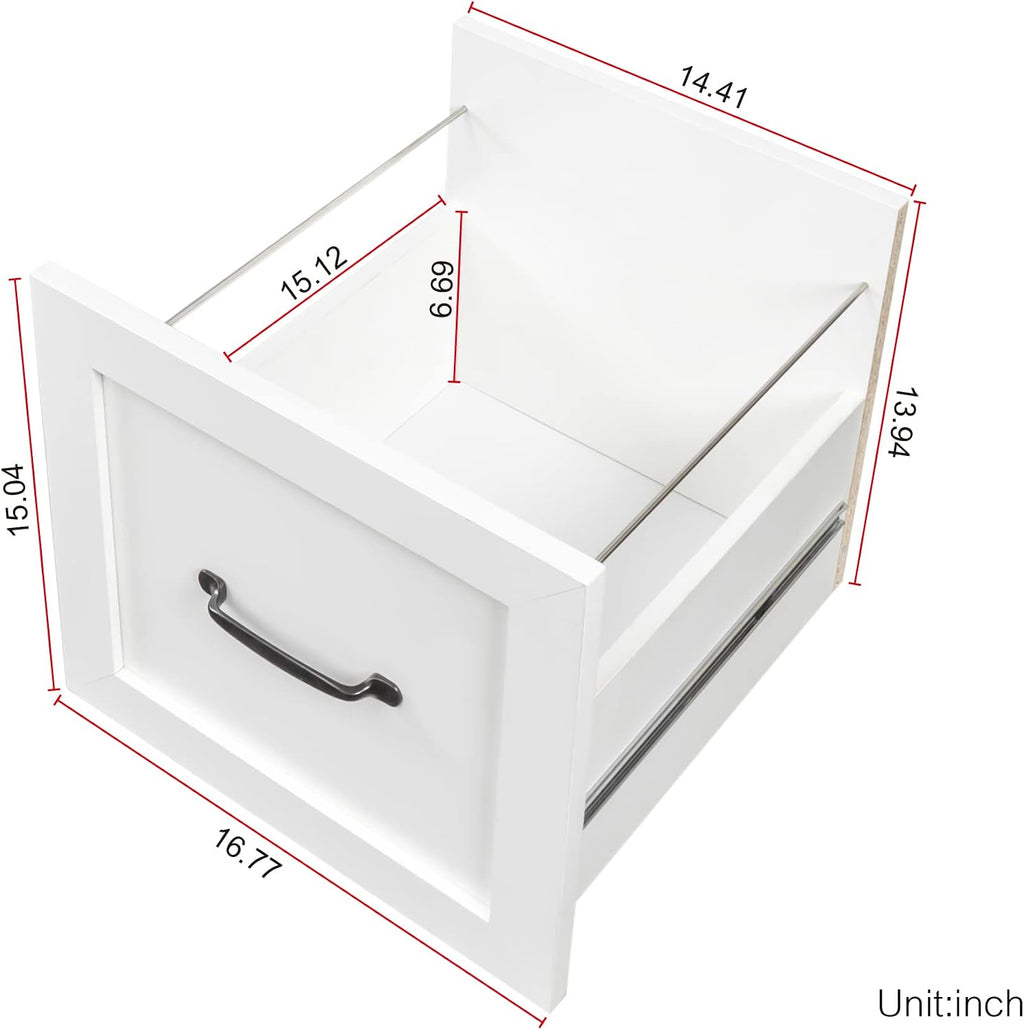 Bellemave L Shaped Computer Desk with Hutch, Home Office Desk with Storae Drawers & Bookshelf, Corner Desk, Study Table Writing Desk with Storage, Easy to Assemble, Antiqued White