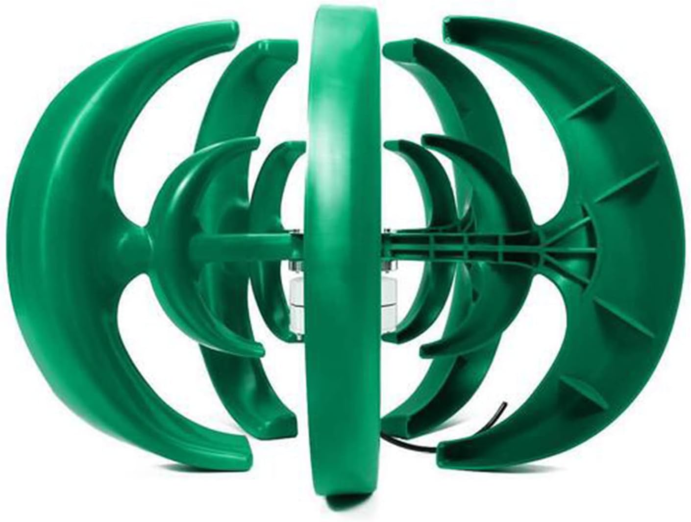 3000W Vertical Maglev Wind Turbine Generator, with Controller MPPT Forhome, Windmill Generator Suit for Hybrid Solar Wind System(12V/24V/48V)