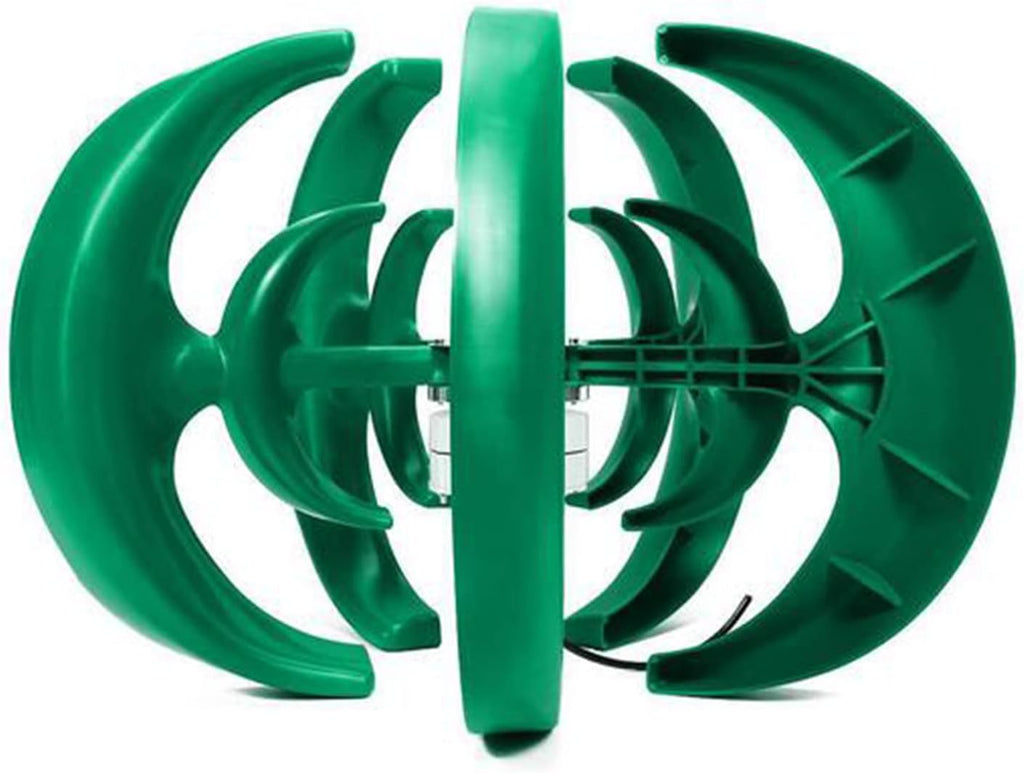 3000W Vertical Maglev Wind Turbine Generator, with Controller MPPT Forhome, Windmill Generator Suit for Hybrid Solar Wind System(12V/24V/48V)