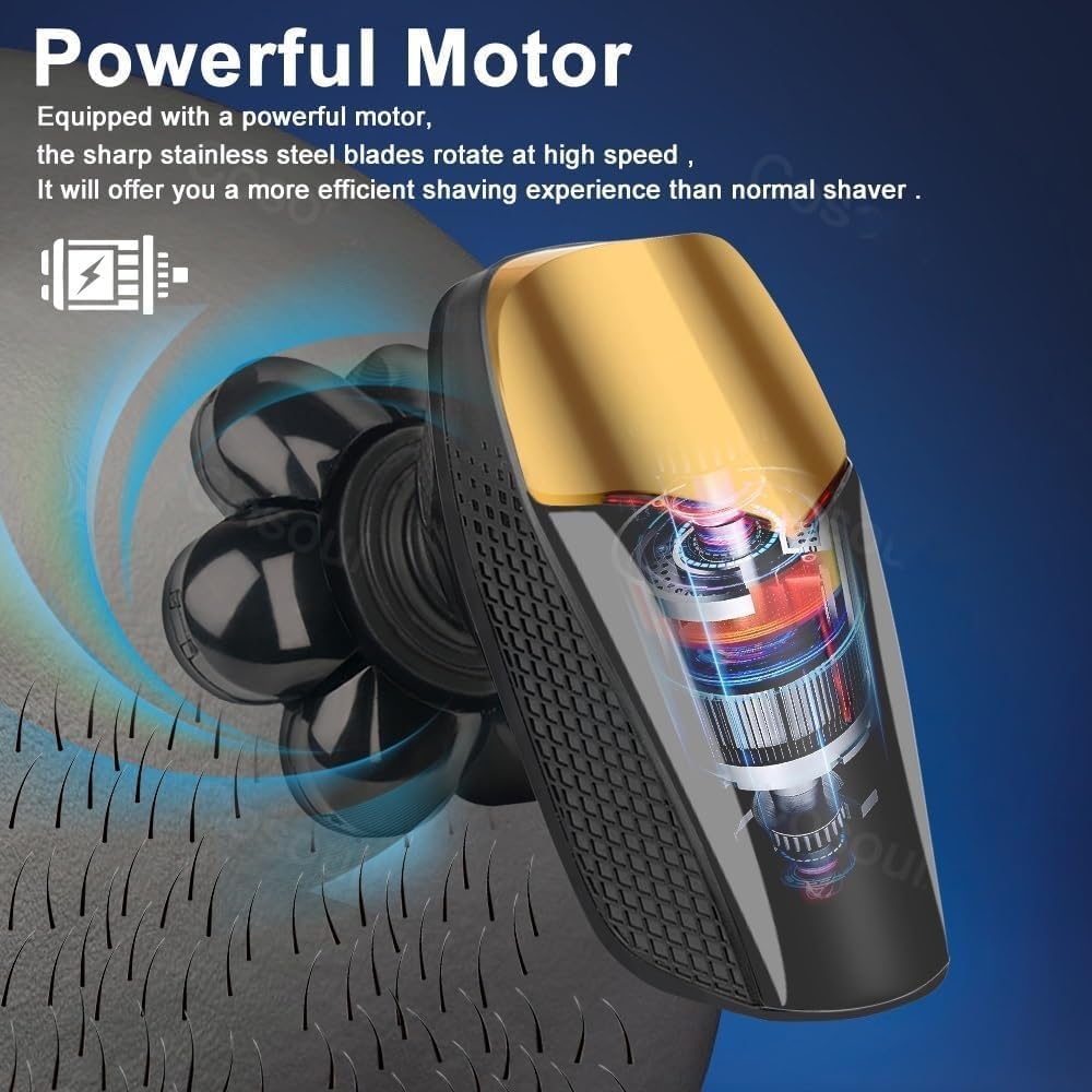 Electric Shavers for Men, Shaver for Men Electric Shaver Powerful Bald Head Shaver Beard Shaving Machine for Men Razor Husband Gift Boyfriend