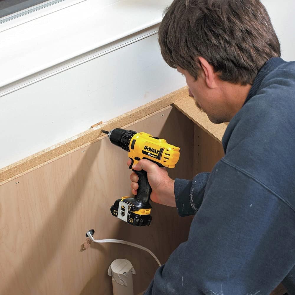 DEWALT 12V MAX Impact Driver and Drill Combo Kit with Battery and Charger Included (DCK211S2)