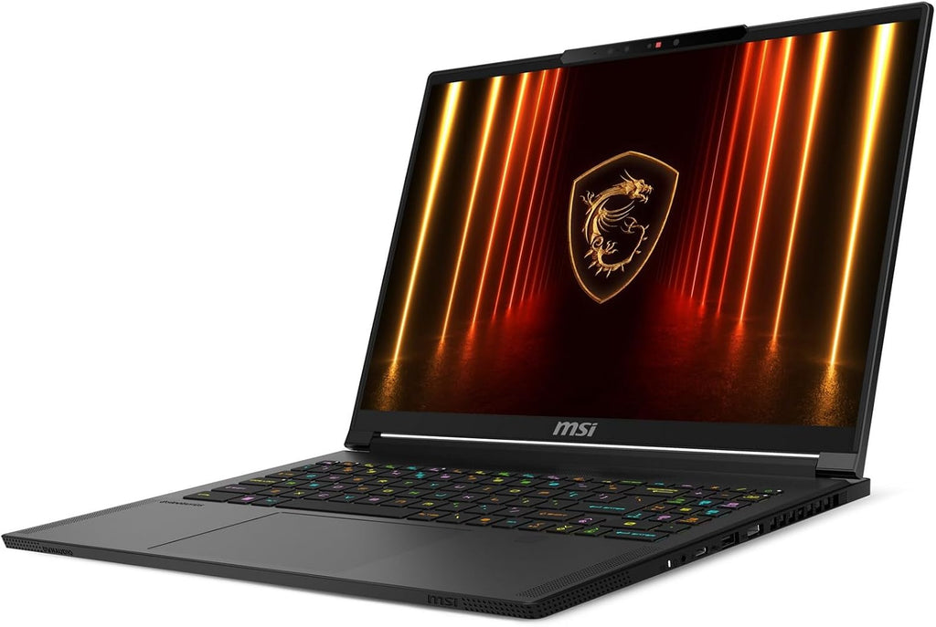 EXCaliberPC [2025] MSI Stealth A16 AI+ A3XWHG-079US (AMD Ryzen AI 9 HX 370, 32GB RAM, 2TB NVMe SSD, NVIDIA GeForce RTX 5070TI, 16' QHD+ OLED, Windows 11 Pro) Gaming Laptop