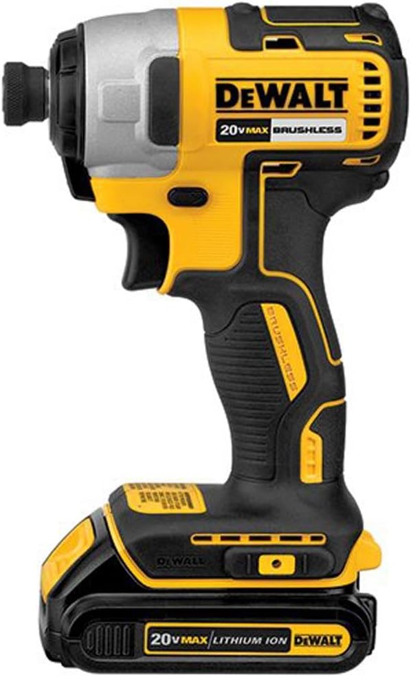 Dewalt 20-Volt Max Lithium-Ion Cordless Brushless Drill/Driver and Light Combo Kit (3-Tool) with (2) Batteries, Charger and Bag