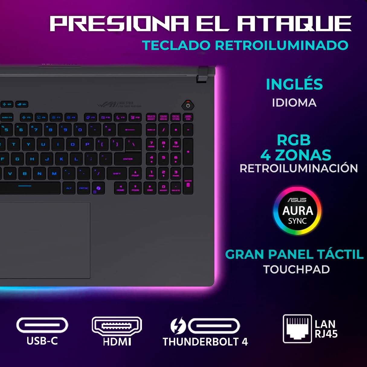 ASUS ROG Strix G18 Latest (2025) Gaming Laptop 18' 2.5K 240Hz Nebula Display Intel Core Ultra 9 275HX - NVIDIA GeForce RTX 5070-64GB RAM - 1TB SSD-4-Zone RGB KB - WIN11-Eclipse Gray- W/Gaming Frame