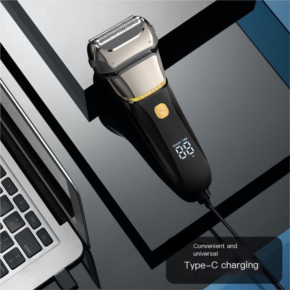 Men's Electric - Fast Charging, IPX7 Waterproof, Precision Blades for Close Shave and Comfortable Grip -Trim The Helper Well