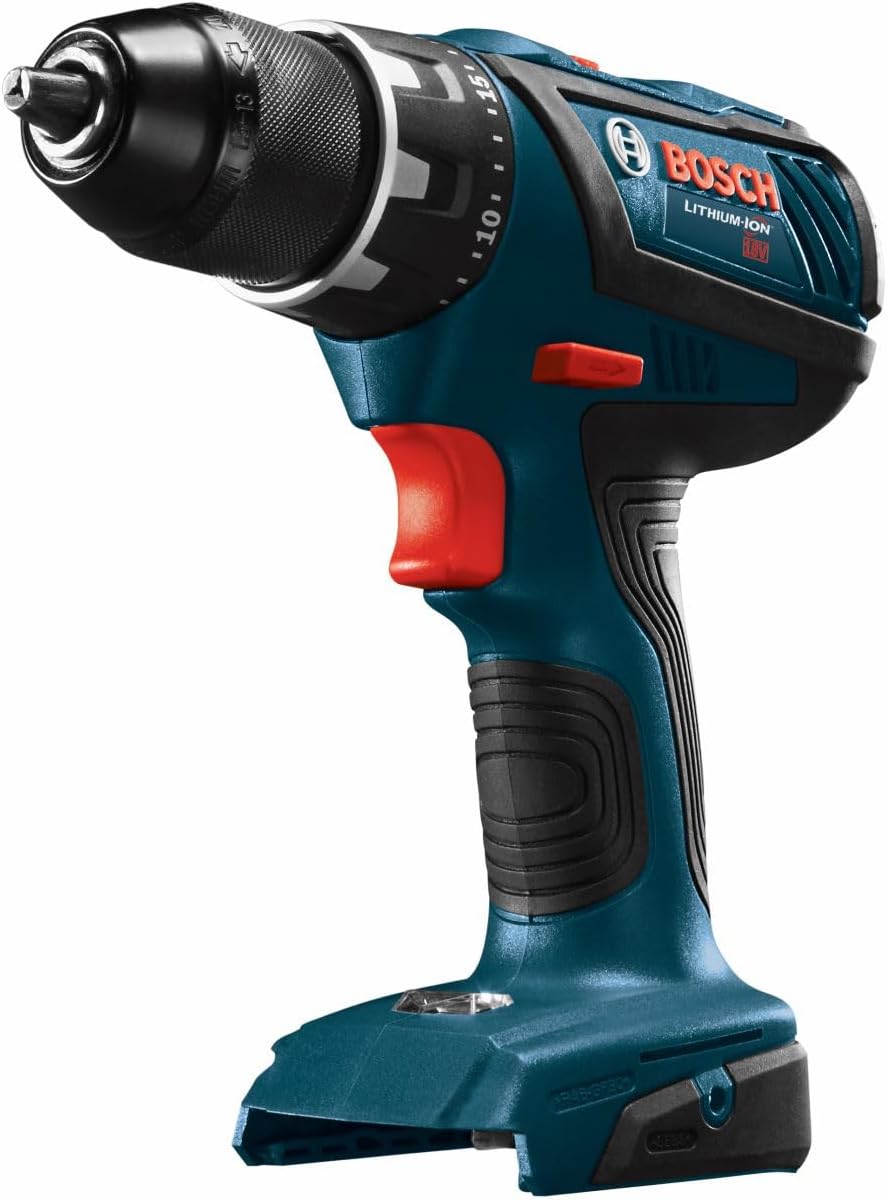 Bosch GXL18V-496B22 18V 4-Tool Combo Kit with Compact Tough 1/2 In. Drill/Driver, Two-In-One 1/4 In. and 1/2 In. Impact Driver/Wrench, Compact Recip Saw, LED Light and (2) 2.0 Ah SlimPack Batteries