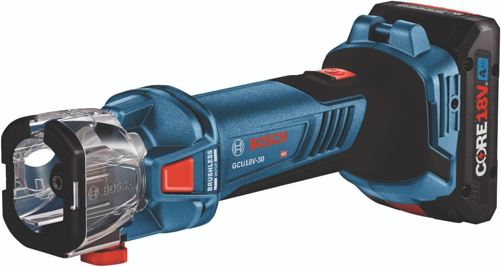 BOSCH GXL18V-291B25 18V 2-Tool Combo Kit with Brushless Screwgun, Brushless Cut-Out Tool and (2) CORE18V® 4 Ah Advanced Power Batteries