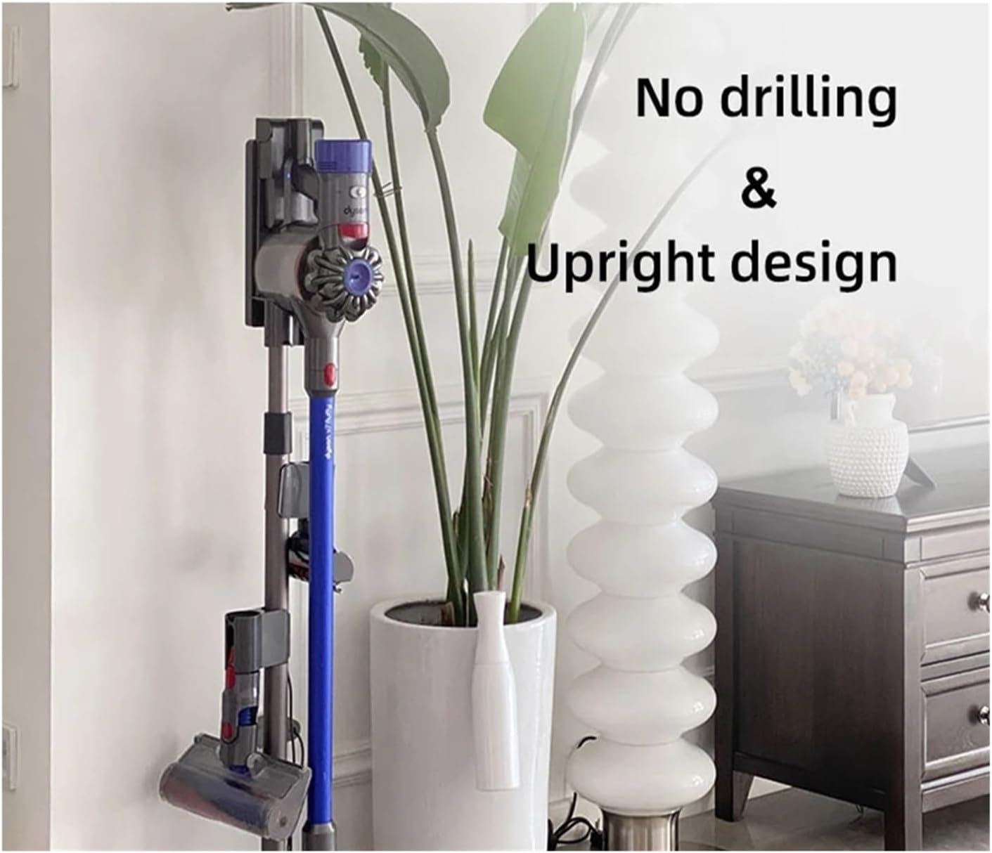 Stand Storage Bracket Rack,Compatible for Satuo,S2 Freestanding Aluminum Alloy,Compatible for Dyson,Vacuum