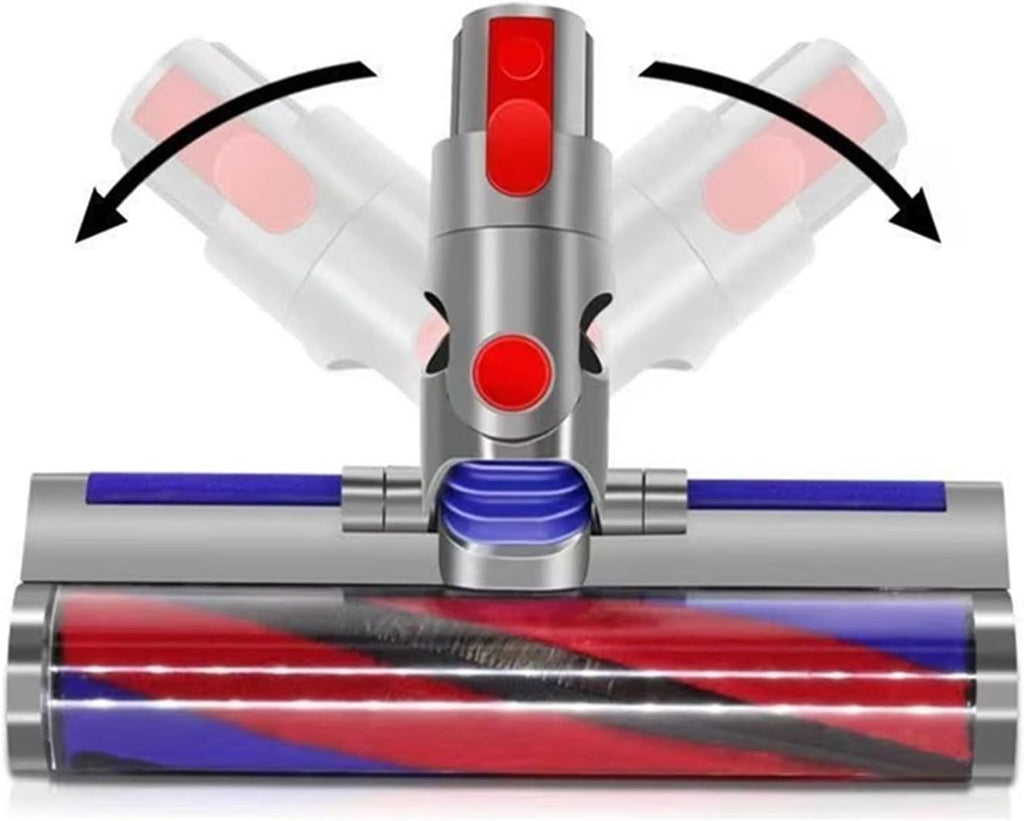 Quick Release Soft Roller Cleaner Head,Compatible For Dyson V7 V8 V10 V11 V15， Vacuum Cleaner Floor Brush Head Spare Parts