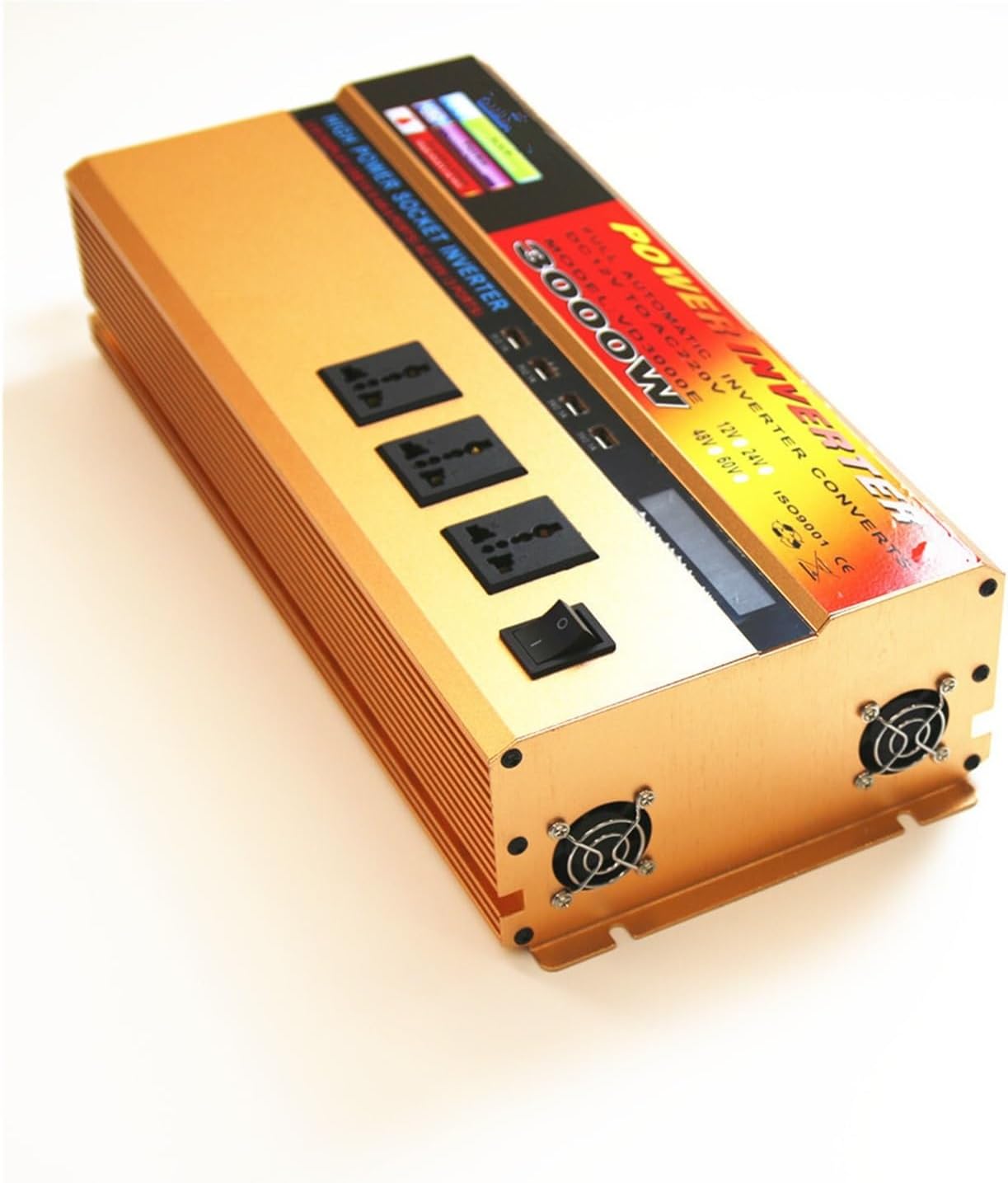 3000W Full Power Solar Home car Inverter 12V to 220V Corrected Wave(24V 220V)