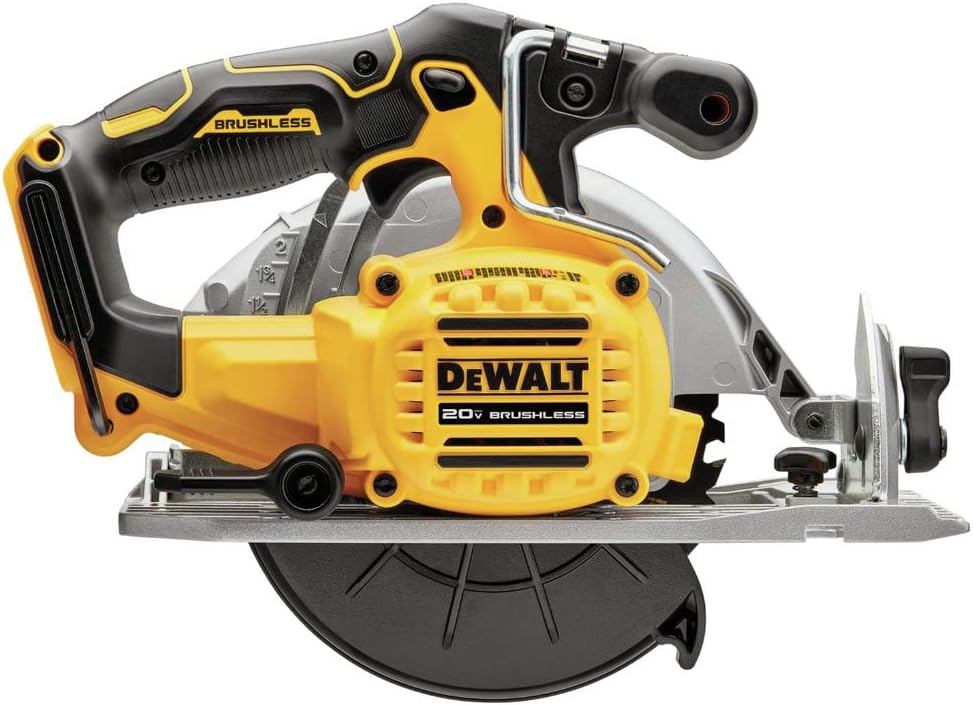 DEWALT 20V MAX* Brushless Cordless Circular Saw and Drill Combo Kit with DEWALT POWERSTACK™ Compact Batteries (DCK239E2)