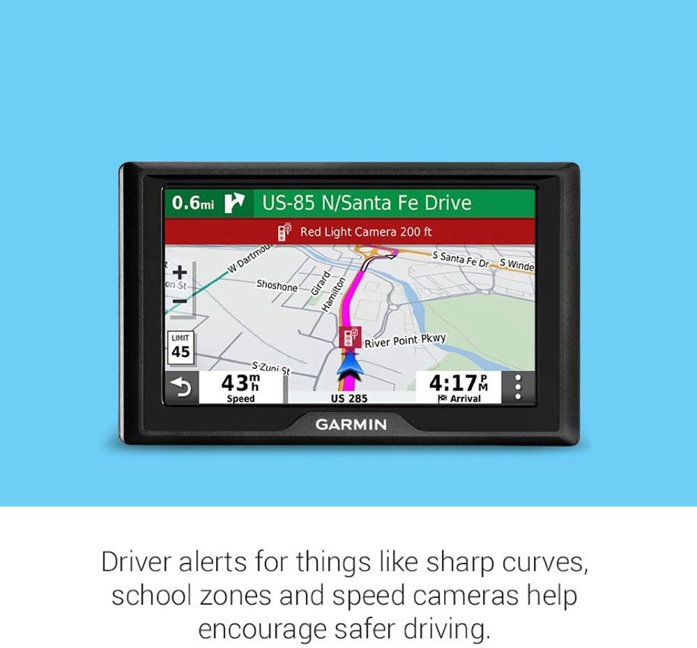 Garmin Drive 52, GPS Navigator with 5 inch Display, Simple On-Screen Menus and Easy-to-See Maps (Renewed)