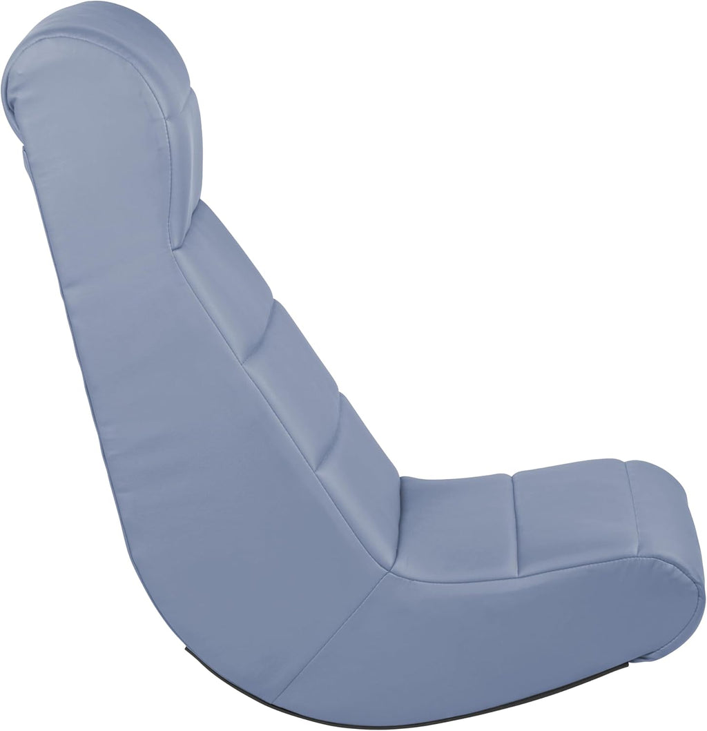 FDP Horizontal Floor Rocker, Lightweight Video Rocker for Kids and Teens, Ergonomic Chair for Reading, Gaming, Watching TV - Powder Blue, 10488-PB