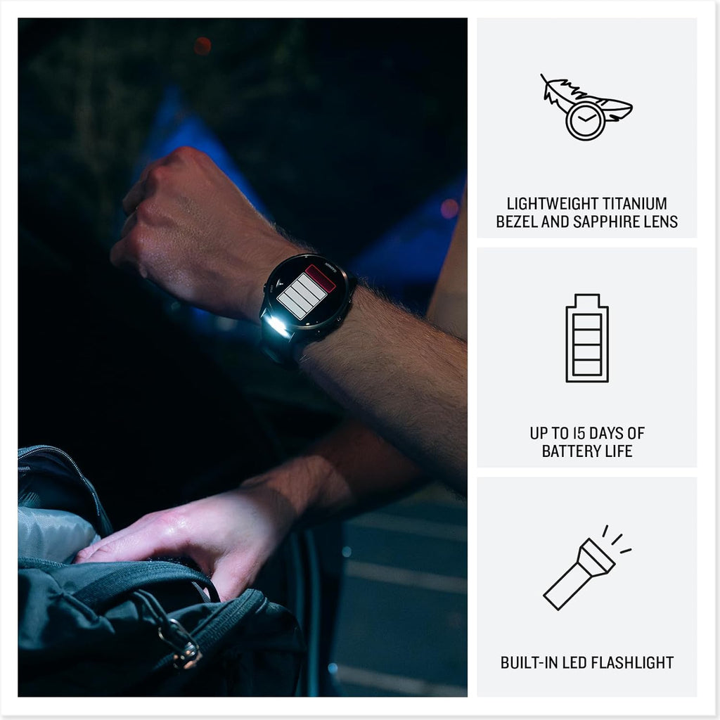 Garmin Forerunner 970 GPS Running Smartwatch, Whitestone | Premium Training & Recovery, Sleep Coach, Heart Rate, Download Music, Up to 15 Day Battery | Signature Series Power Bundle