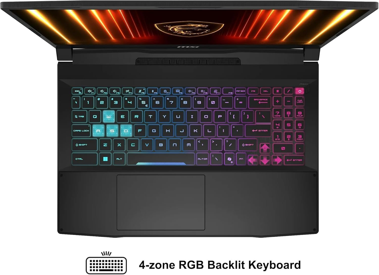 msi Katana 165Hz Gaming Laptop, 15.6' QHD Display, Intel Core i7-14650HX, GeForce RTX 5070, 32GB RAM 2TB SSD, 256gb 9H Docking Station, Backlit Keyboard, Bluetooth, Webcam, Windows 11 Pro, Black