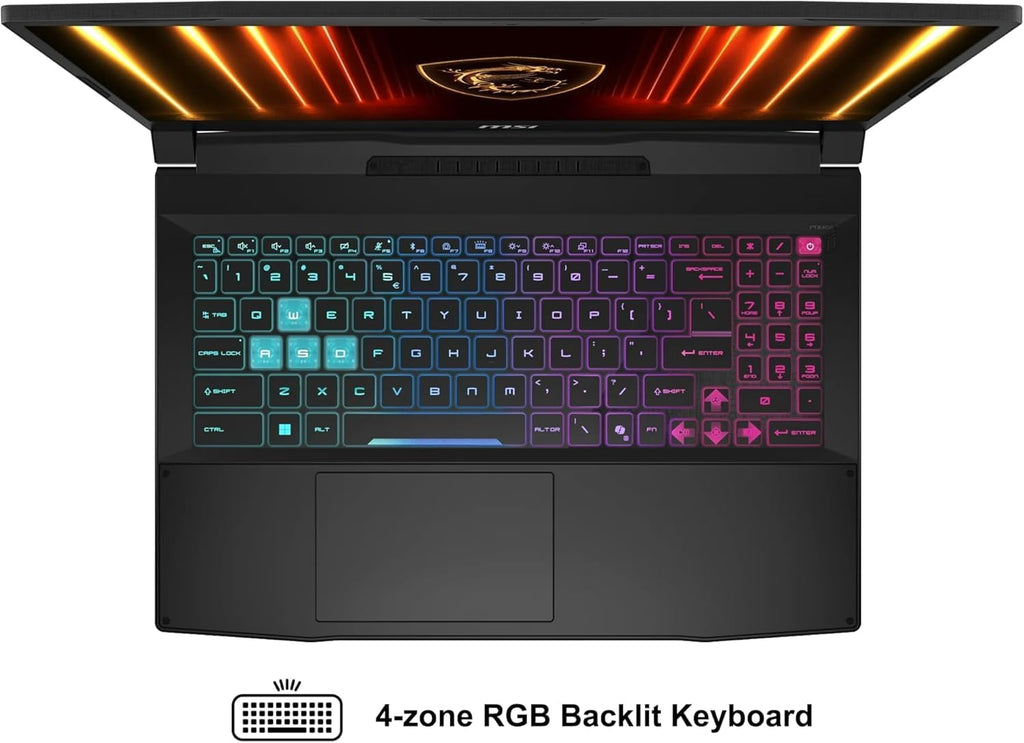 msi Katana 165Hz Gaming Laptop, 15.6' QHD Display, Intel Core i7-14650HX, GeForce RTX 5070, 64GB RAM 2TB SSD, 256gb 9H Docking Station, Backlit Keyboard, Bluetooth, Webcam, Windows 11 Pro, Black