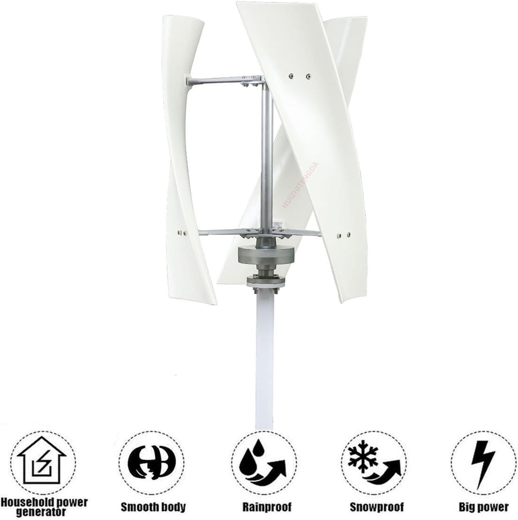 Wind Turbine Generator,400W-3000W Portable Wind Turbine Turbine Generator 12V 24V 48V Windmill Generator 3 Blades for Wind Power, Solar Energy, and Batteries