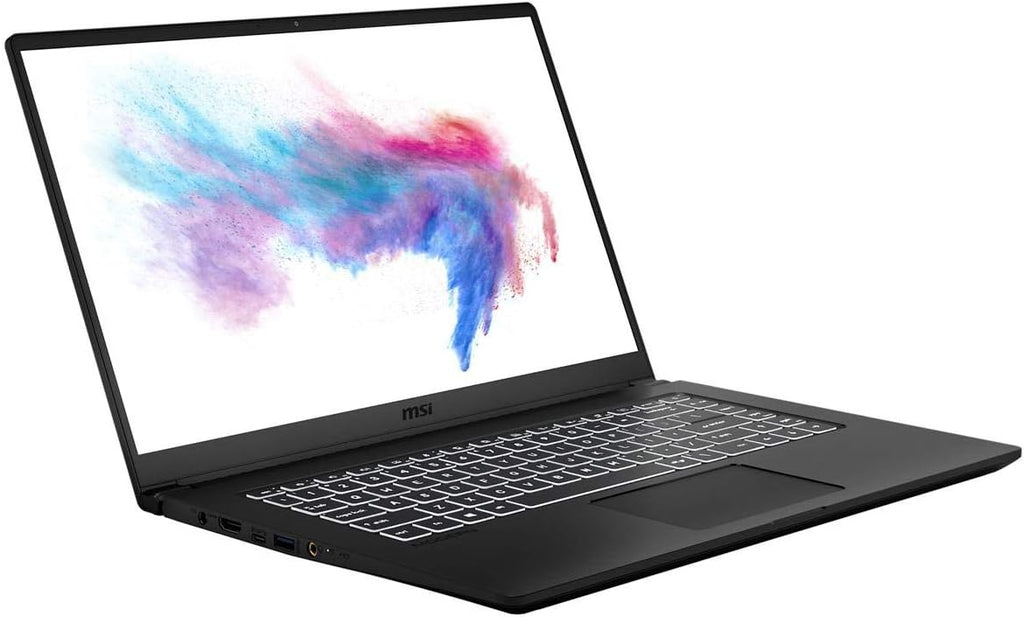 MSI Modern 15 A10M-455 15.6' Full HD Notebook Computer, Intel Core i5-10210U 1.6GHz, 8GB RAM, 512GB SSD, Windows 10 Home, Oynx Black Brushed