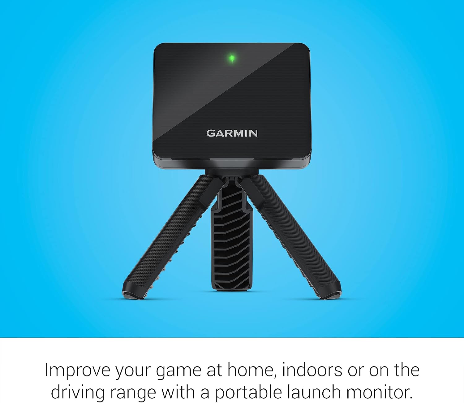 Garmin 010-02356-00 Approach R10, Portable Golf Launch Monitor, Take Your Game Home, Indoors or to the Driving Range, Up 10 Hours Battery Life, Black, (14'x20'x10') (Renewed)
