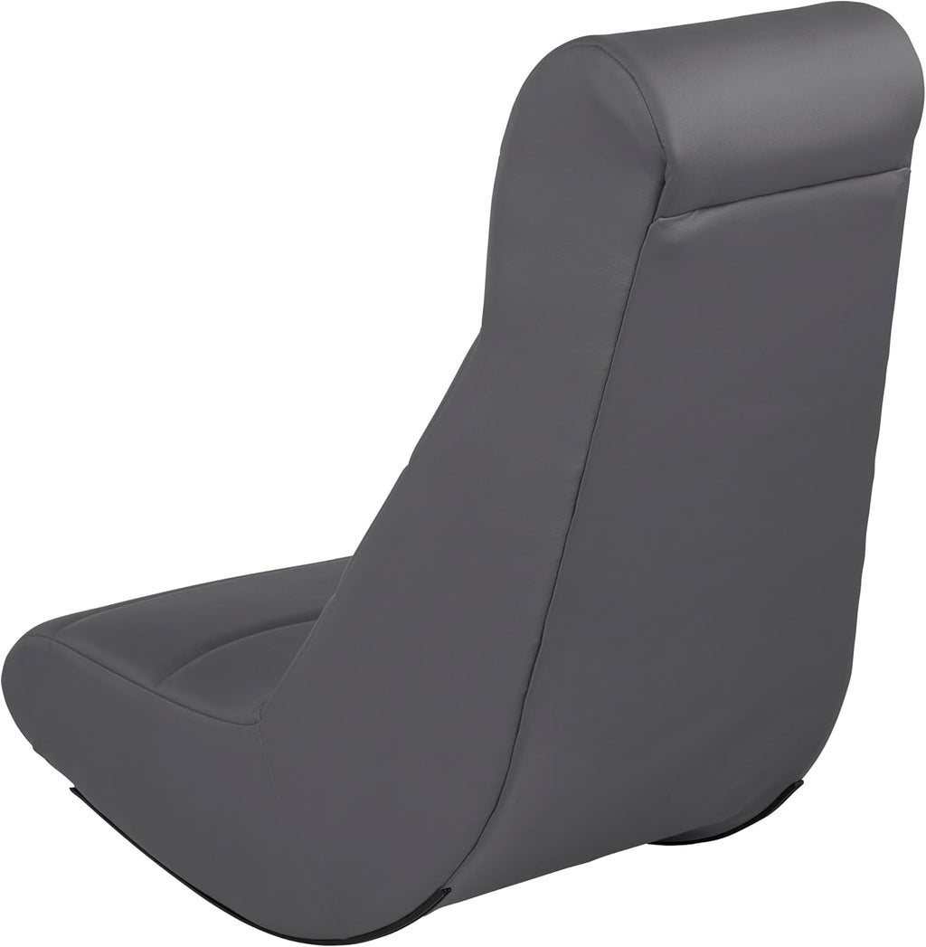 FDP Horizontal Floor Rocker, Lightweight Video Rocker for Kids and Teens, Ergonomic Chair for Reading, Gaming, Watching TV - Dark Gray, 10489-DG