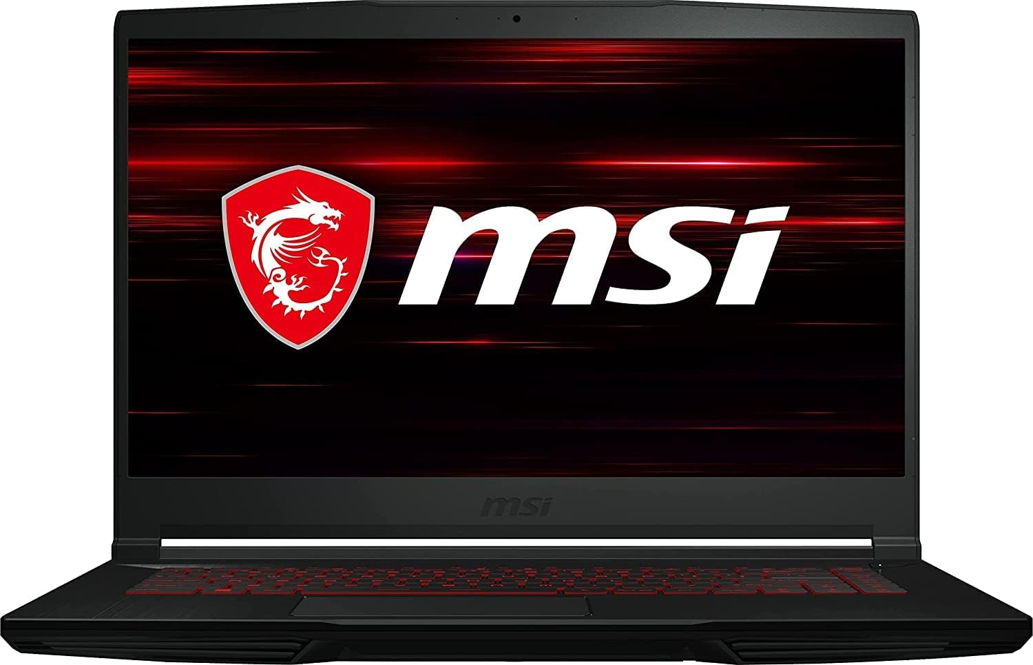 MSI 2022 GF63 Gaming Laptop, 15.6' Full HD Display, Intel Core i5-10500H Processor, 32GB RAM, 512GB SSD + 1TB HDD, NVIDIA GeForce GTX 1650 Graphics, Backlit Keyboard, Wi-Fi 6, Windows 11 Home
