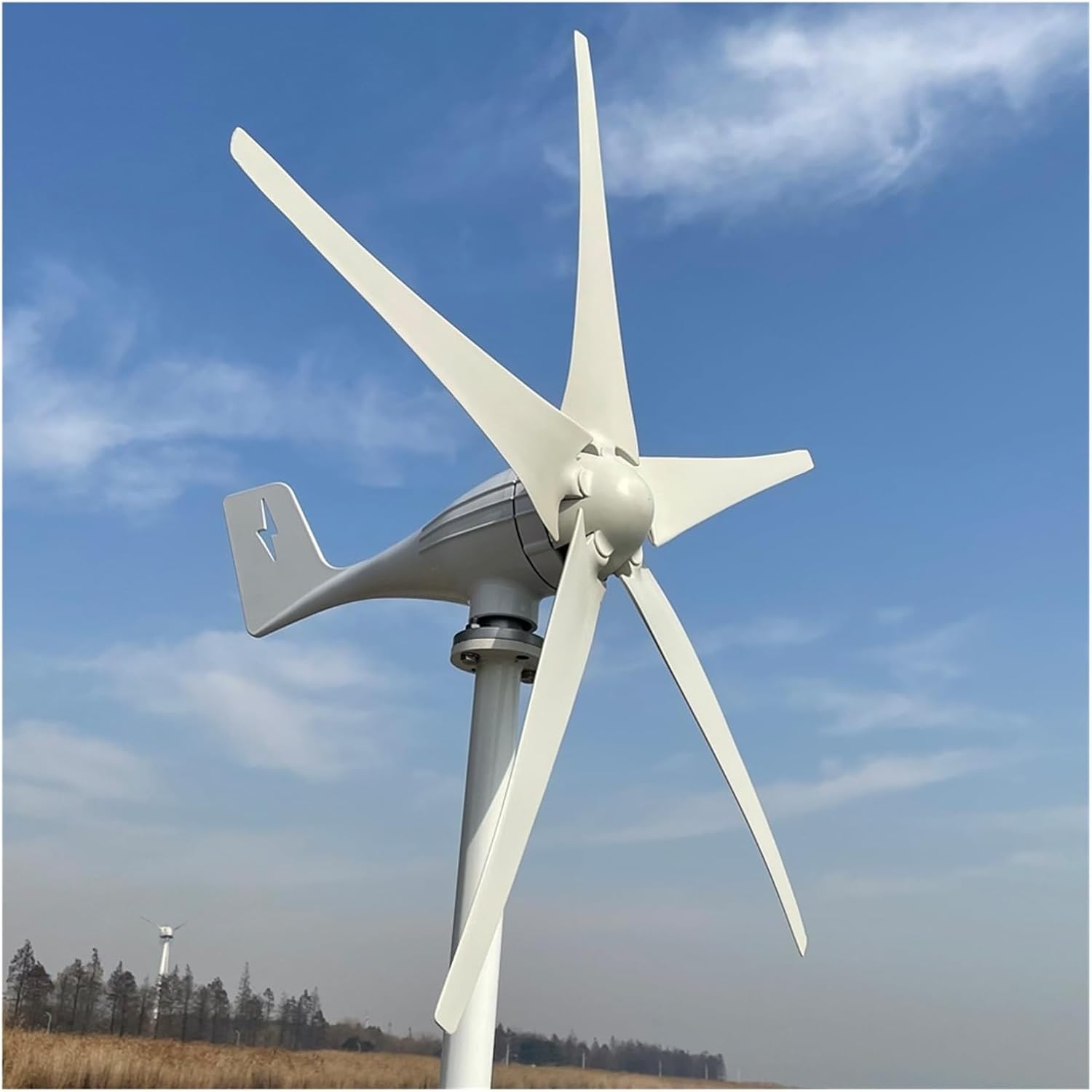 Wind Turbine Generator, The Horizontal Axis 3000W 3/5 s Windmill 12V 24V 48V Wind Power Small Wind Turbine Generator MPPT Controller For Home Use for Marine, RV, Home(Wind turbine only,24V)