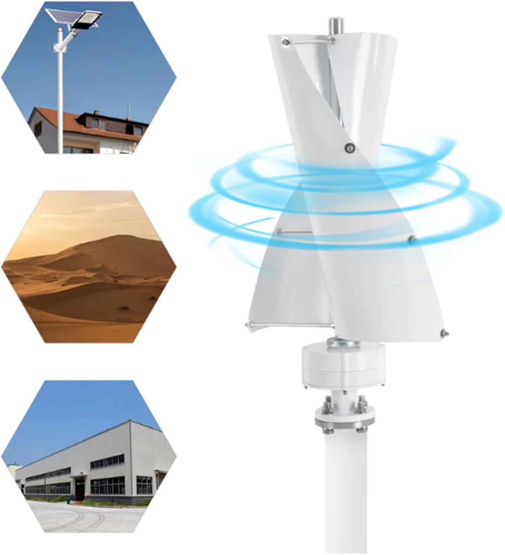 2Blades 3000W Wind Turbine Generator Set, W/Controller 2 Blades Windmill Wind Turbine for Home And Outdoor Wind Power Generation(12V 24V 48V),12V