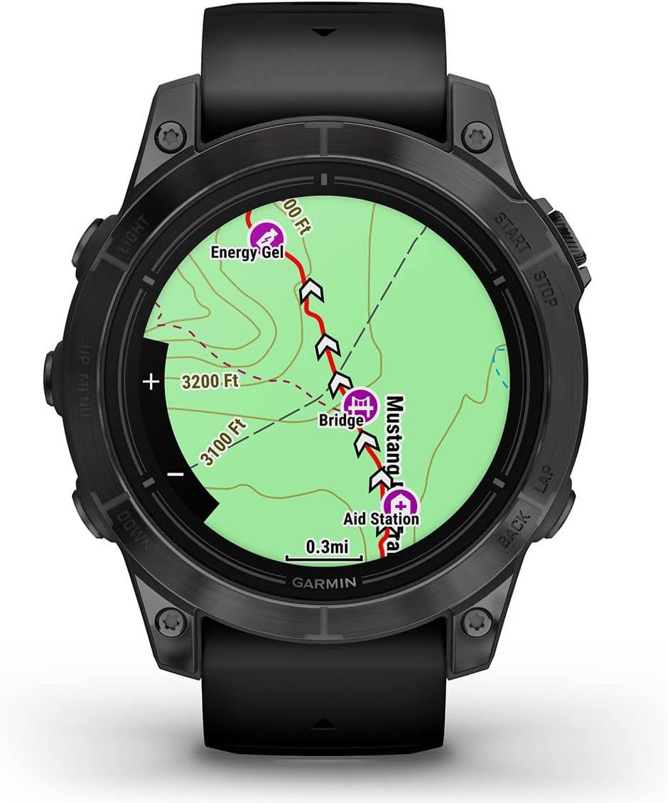 PlayBetter Garmin epix Pro (Gen 2) (Slate Gray/Black, 47mm) GPS Outdoor Watch Gift Box Bundle - AMOLED Display & Built-in Flashlight - Includes Screen Protectors, Wall Adapter & Case