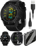 Garmin Descent G2 Watch-Style Dive Computer Smartwatch Black with Black Silicone Band, AMOLED Display, Diving PowerBank Bundle