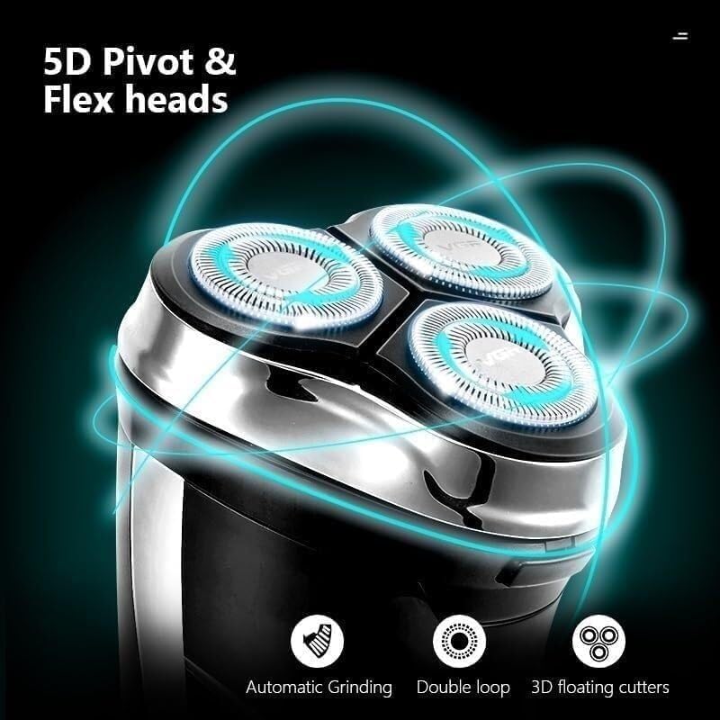 Electric Razor for Men, Electric Shaver Waterproof Fast Charging Men's Shaver Rechargeable Razor Beard Trimmer Shaving Machine
