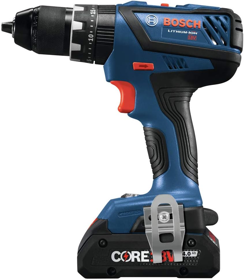 BOSCH GXL18V-239B25 CORE18V 2-Tool Power Tool Combo Kit with Soft Case (2-Batteries Included and Charger Included)