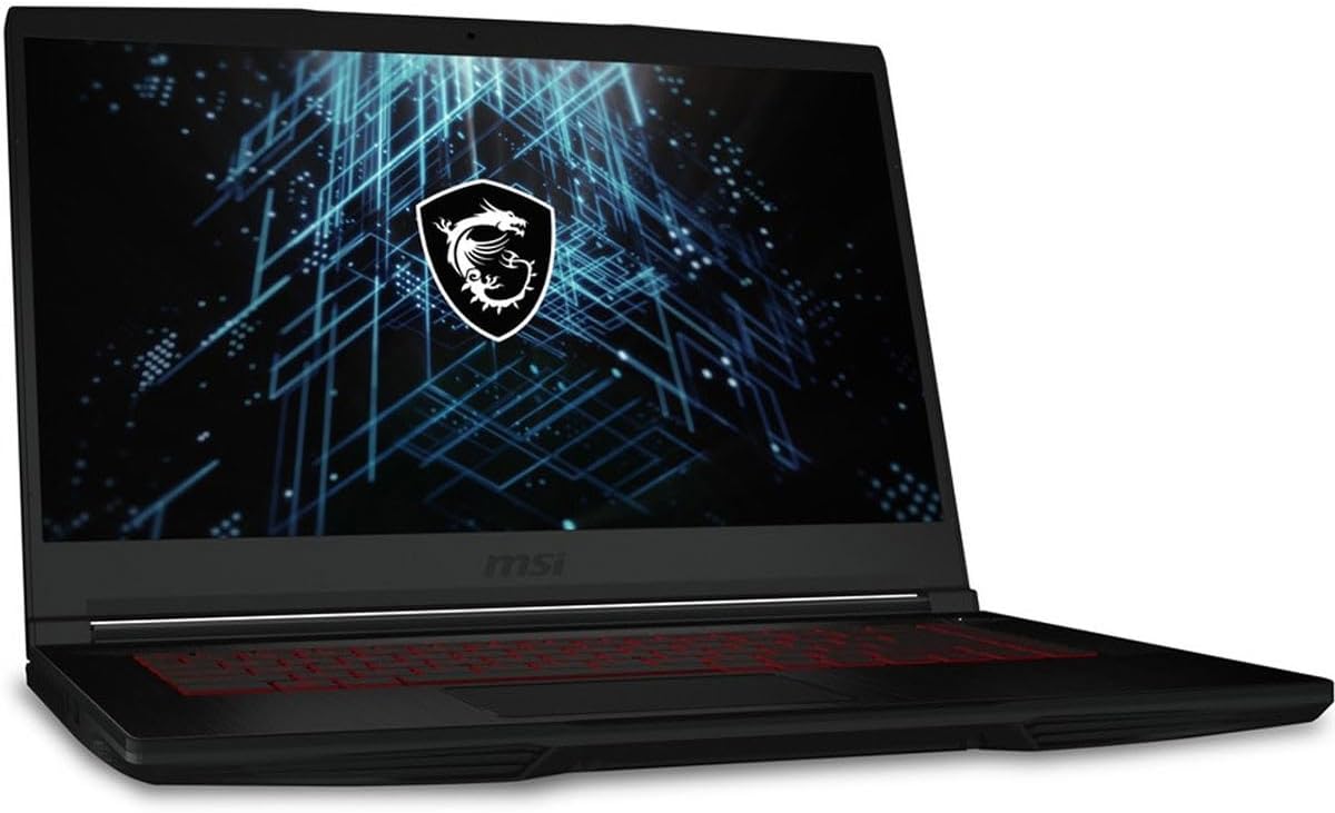 MSI Thin GF63 12UCX-2043US 15.6' Full HD 144Hz Gaming Laptop, Intel Core i5-12450H 2.0GHz, 8GB RAM, 512GB SSD, NVIDIA GeForce RTX 2050 4GB, Windows 11 Pro, Black