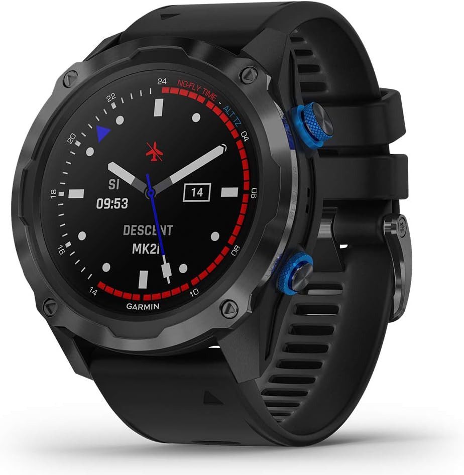 Garmin Descent Mk2i (Titanium Gray DLC/Black) Dive Computer Watch Bundle - Air Integration, Multisport Training Features - Includes PlayBetter Waterproof Dry Bag Set