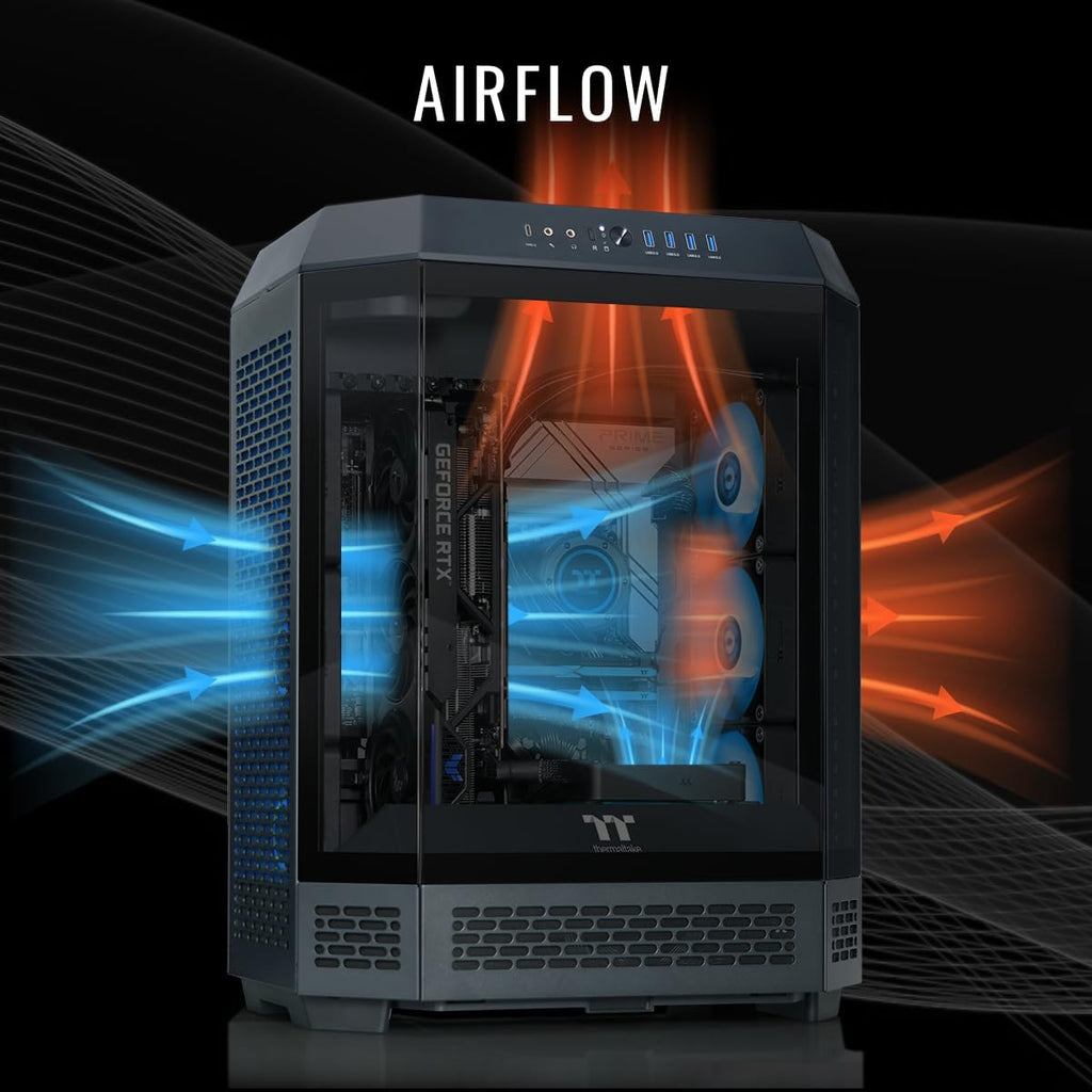 Thermaltake LCGS Reactor u2890 Gaming Desktop (Intel® Core™ Ultra 9 285K, ToughRam 32GB DDR5 6400MT/s RGB Memory, NVIDIA® GeForce RTX™ 5090, 2TB NVMe M.2, WiFi, Windows 11) T6BK-Z890-590-LCS