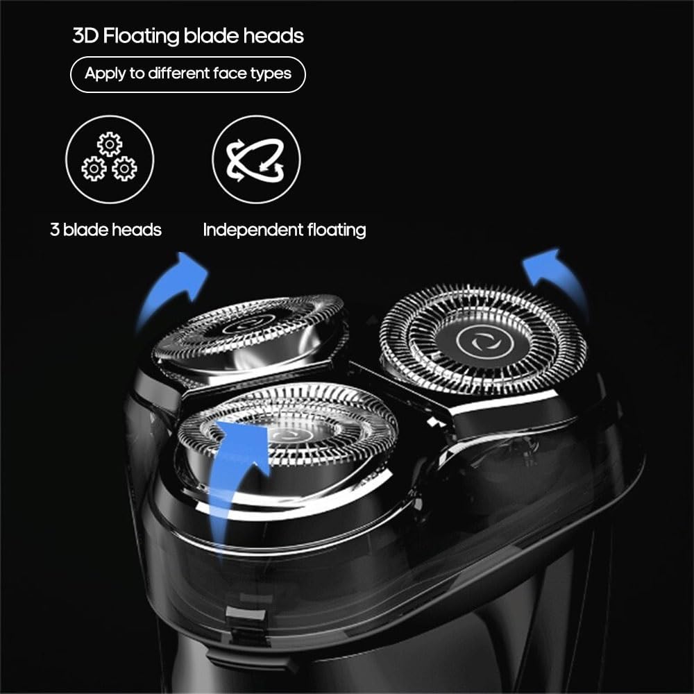 Head Shaver for Men, Electric Shaver for Men Full Body Washable Rechargeable Beard Trimmer Shaving Machine Electric Razor
