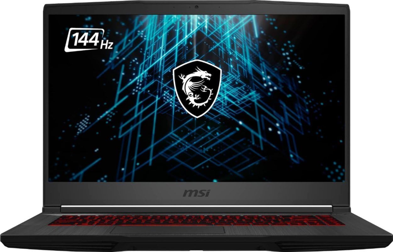 msi GF65 Gaming Laptop 15.6' 144Hz FHD(1920x1080) IPS Dispaly Intel 6-Core i5-10500H NVIDIA GeForce RTX 3060 6GB GDDR6 32GB DDR4 RAM 1TB SSD Wi-Fi 6 Backlit Keyboard 720p Camera Win11 Home