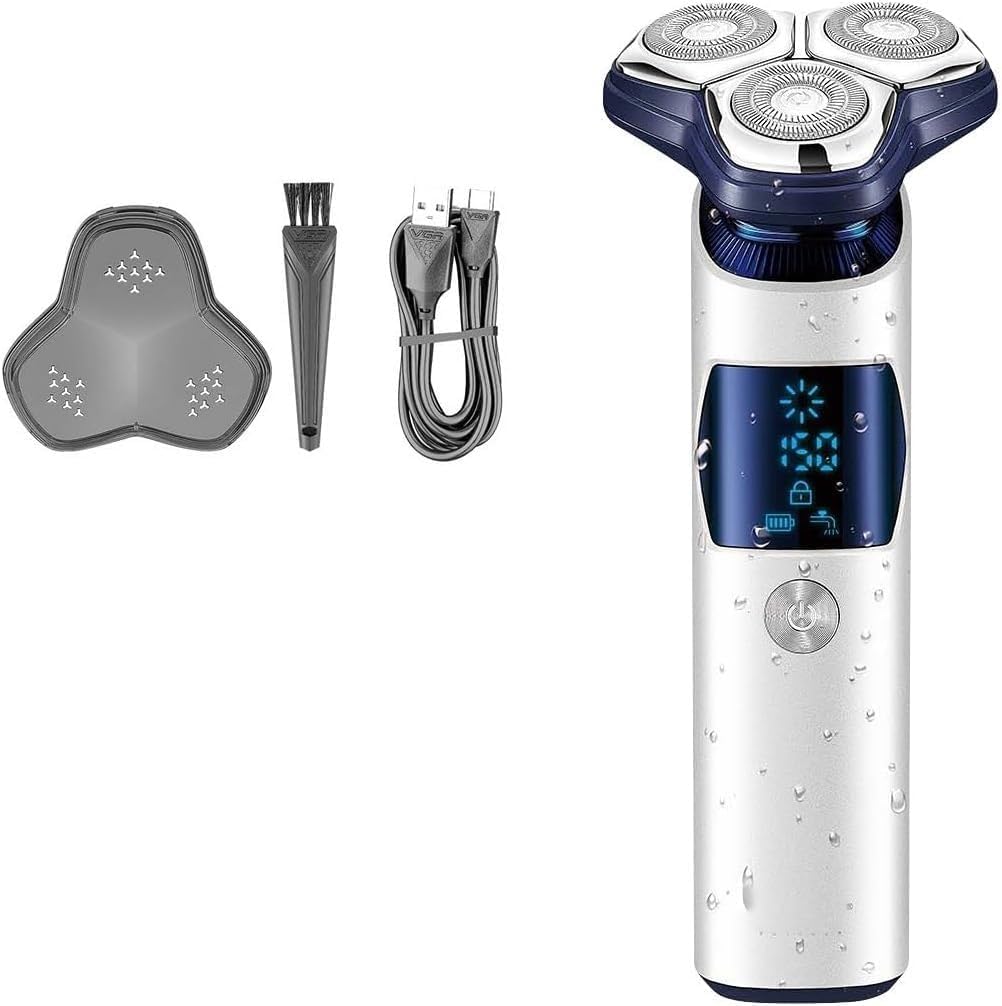 Electric Shaver for Men, Razor Professional Shaving Machine Rechargeable Beard Trimmer Waterproof Hair Trimmer Razors Electric Shaver for Men